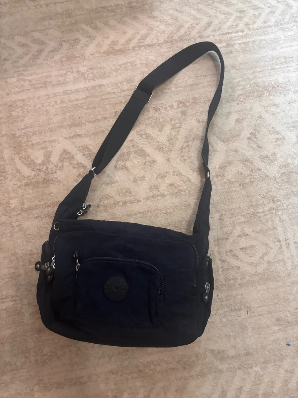 Kipling Navy Blue Crossbody Shoulder Bag - Versatile Everyday Carry